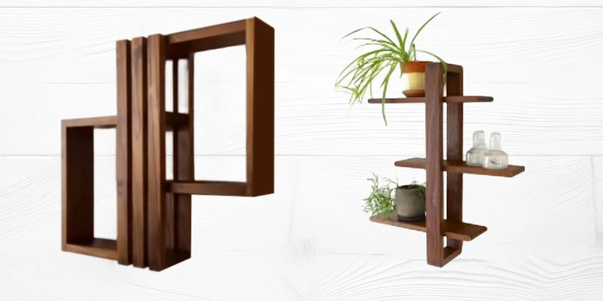 High School Woodworking: Modern Wall Shelf