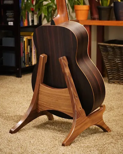 High School Woodworking: Acoustic Guitar Stand