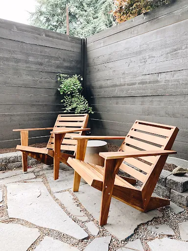 High School Woodworking: Modern Adirondack Chair