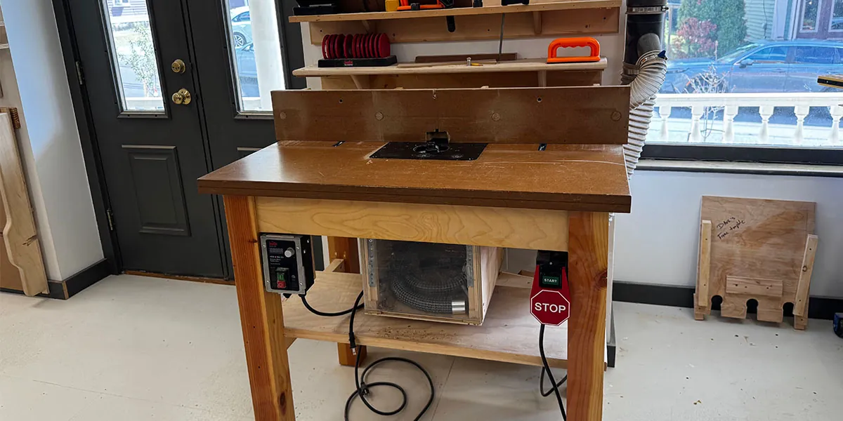Shop Talk Power Tool Intensive: Router Table - Part 1