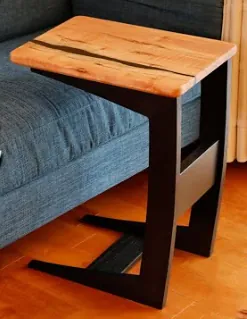 Woodworking Basics: Modern “C” Sofa Table
