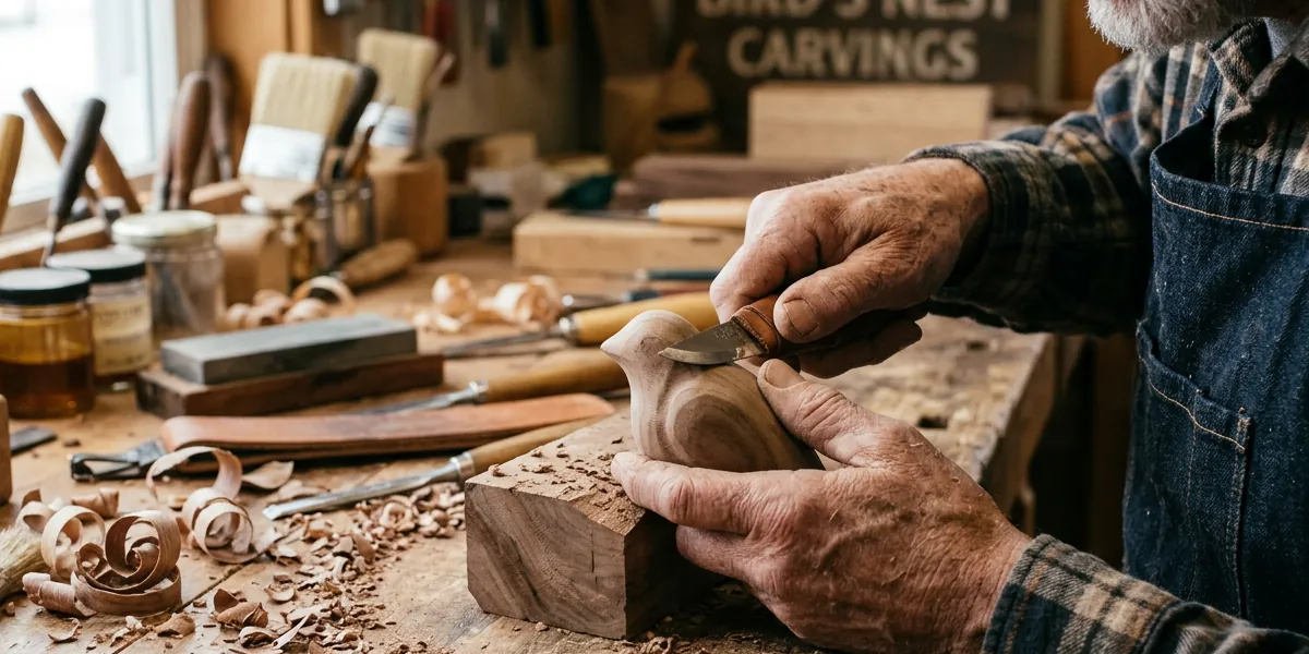 Shop Talk: Carving a Comfort Bird