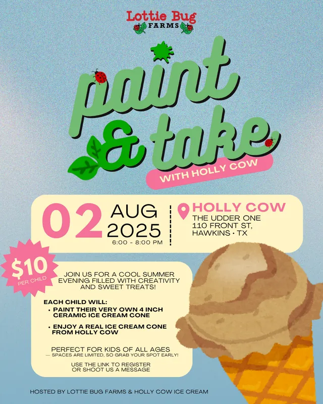 Paint + Take with Holly Cow