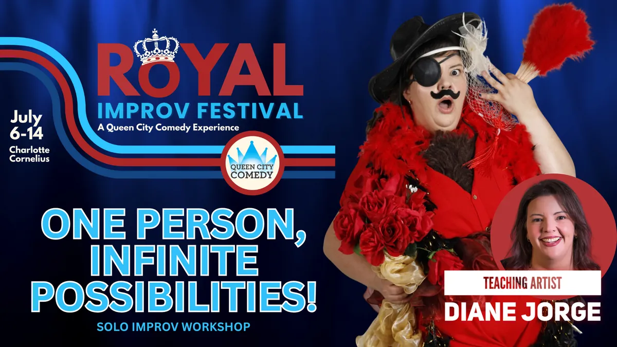 One Person, Infinite Possibilities! — Solo Improv Workshop with Diane Jorge! Royal Improv Festival Offering!