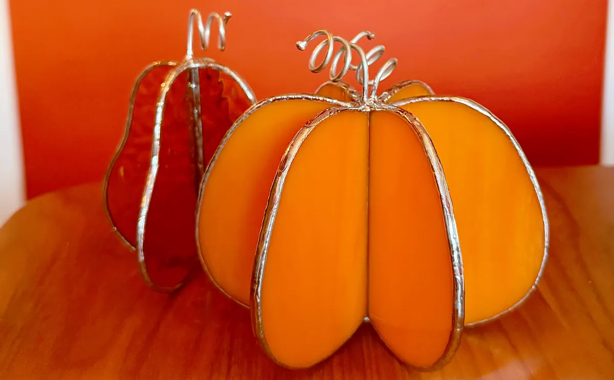 3D Stained Glass Pumpkin Workshop