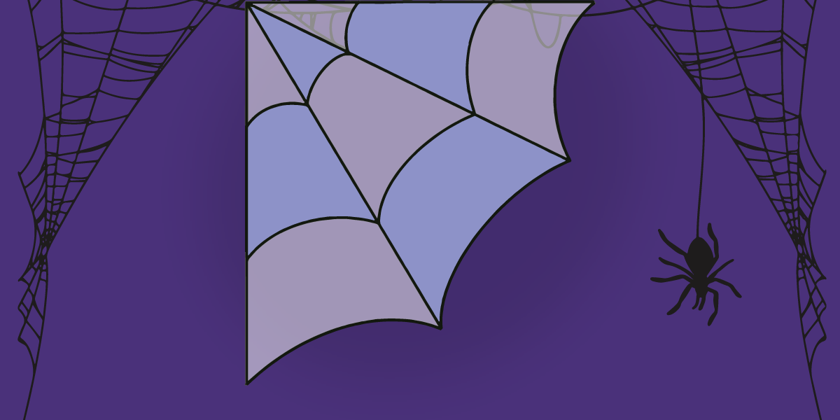 Stained Glass Corner Spiderweb Workshop