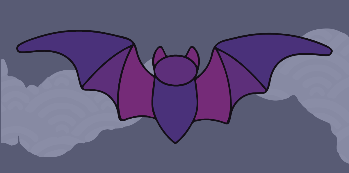 Flying Bat Stained Glass Suncatcher Workshop