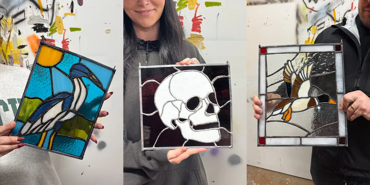 October Intermediate Stained Glass 4-Week Class  (Thursdays)