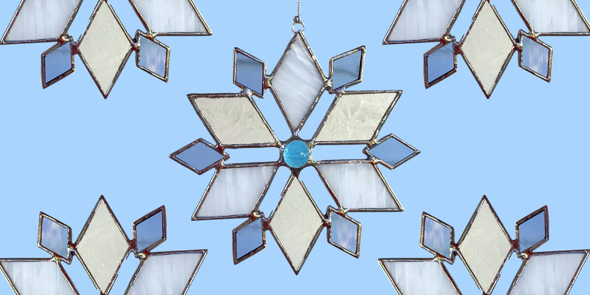 Stained Glass Snowflakes Workshop #3