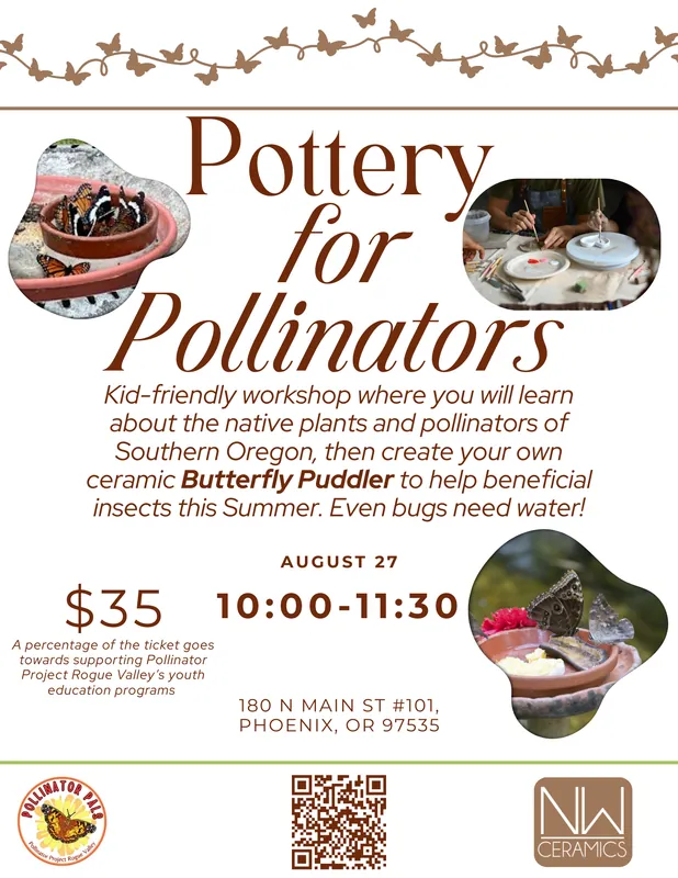 Kids Hand Building Class! Butterfly Puddler