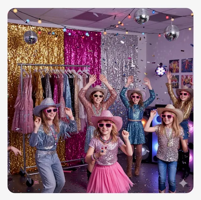 Swiftie Sparkle Party: Old-Hollywood Glam Dance + Photoshoot (Kids age 9-12)