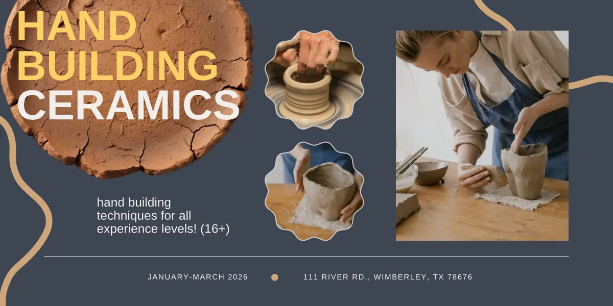 Adult (16+) The Art of Hand-Building Ceramics (Tuesdays)