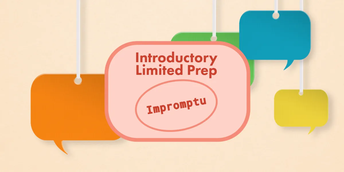 Introductory Limited Prep (6th-8th)