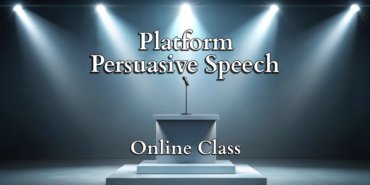 [ONLINE] Platform (Persuasive) (6th-8th)