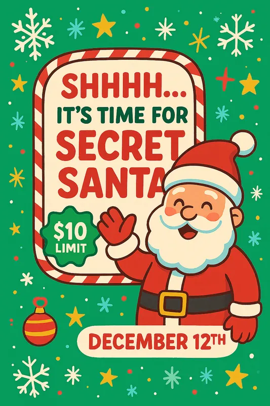 Secret Santa Exchange and Playing Holiday Games