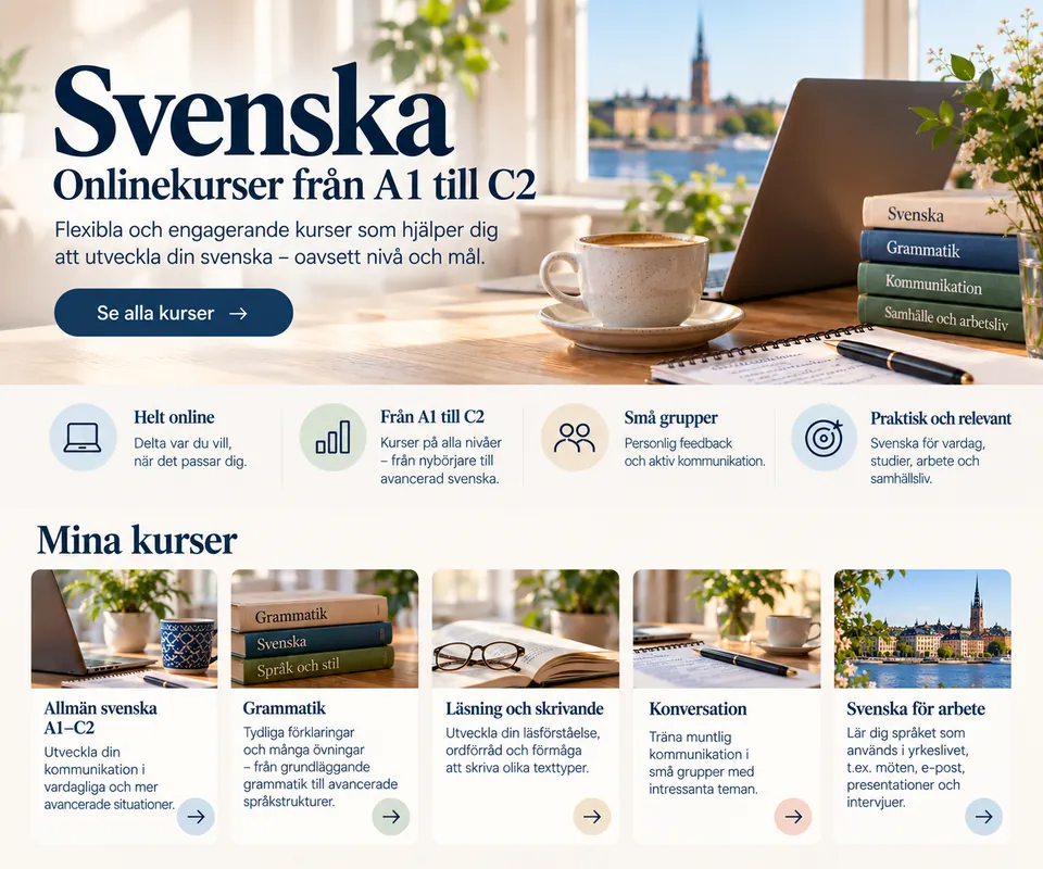 Privatlektioner i svenska