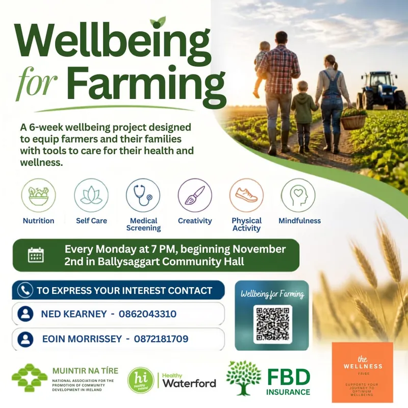 Wellbeing For Farming Six Week Programme