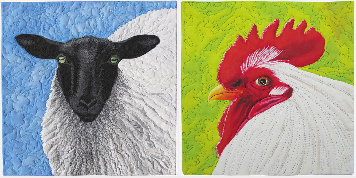 Wholecloth Painting: Barnyard