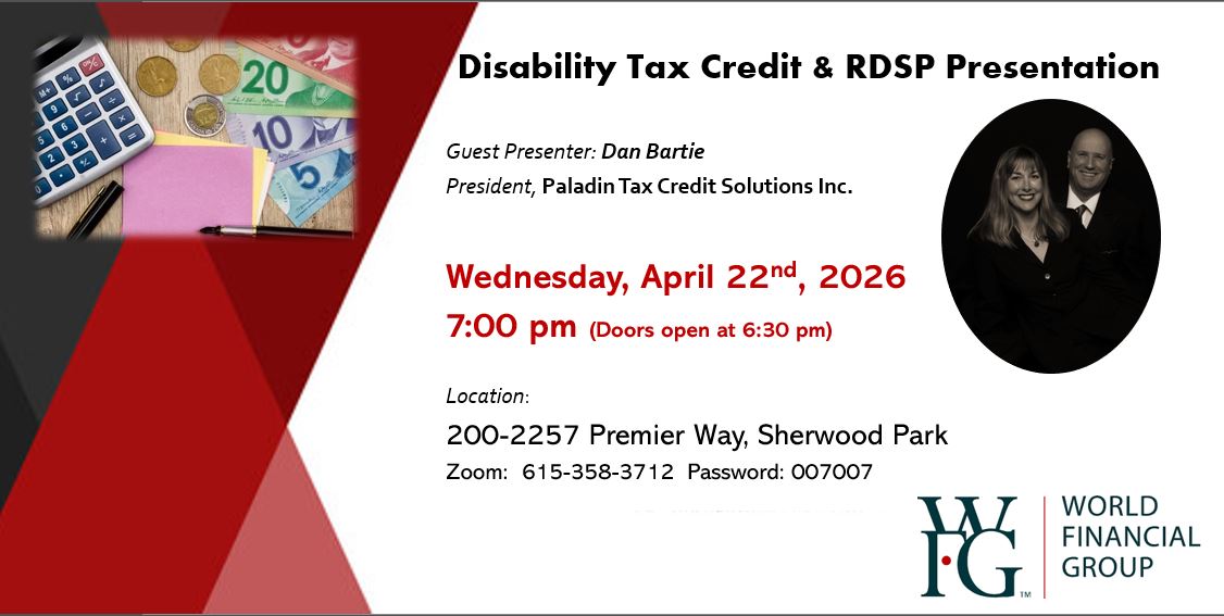 Disability Tax Credit & RDSP Presentation