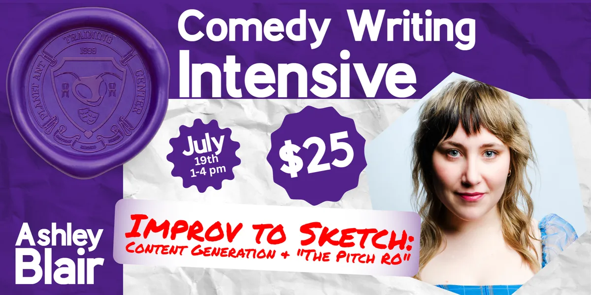 WORKSHOP | Improv To Sketch with ASHLEY BLAIR