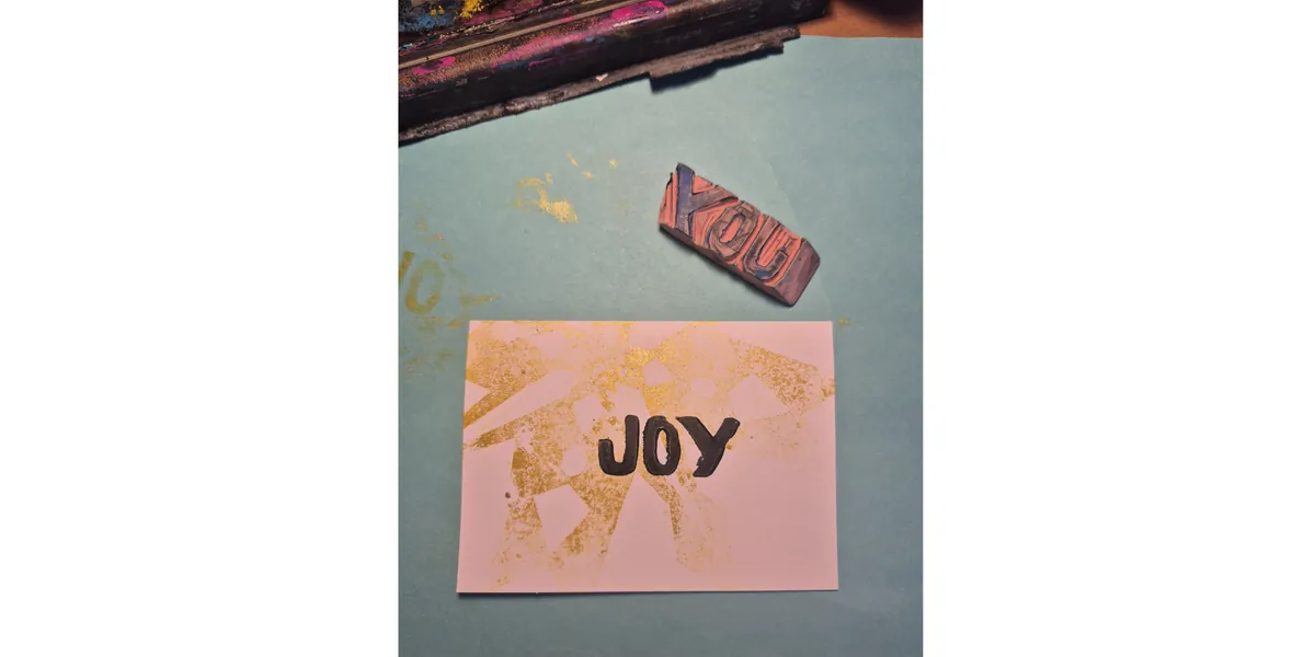 Greeting Card Printmaking Workshop: Carving a Stamp