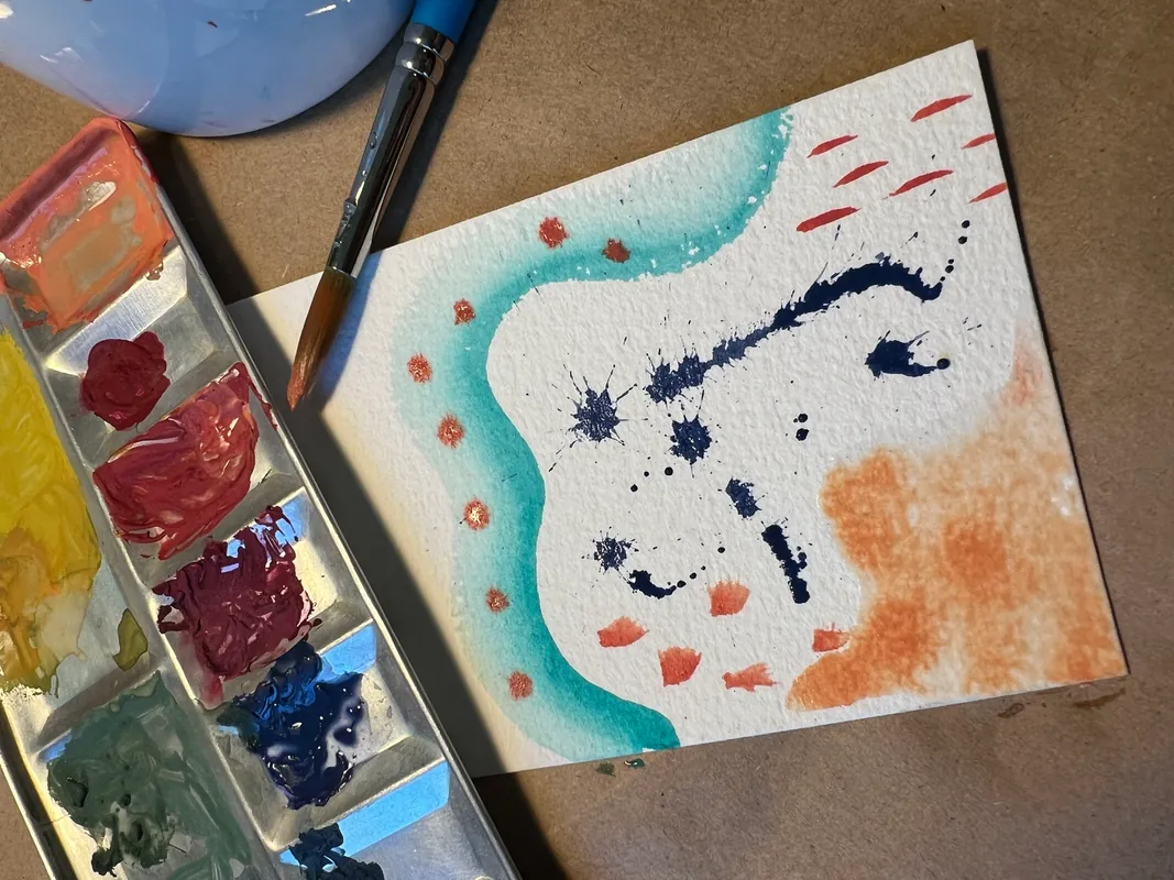 Watercolor Notecards - Middle and High School Students