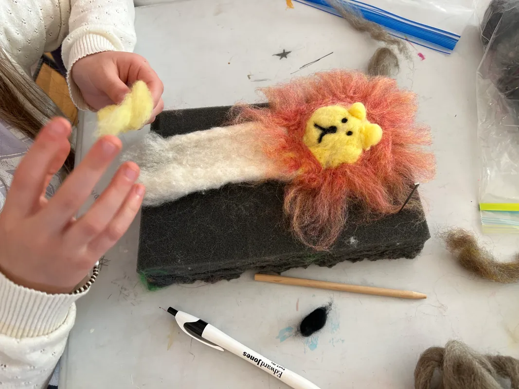 Needle Felting Projects for 3rd through 6th graders