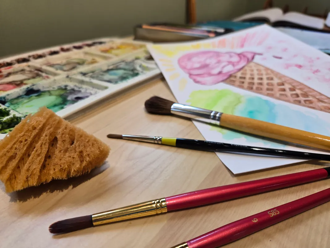 Ages 8—12 - Painting the Perfect Scoop