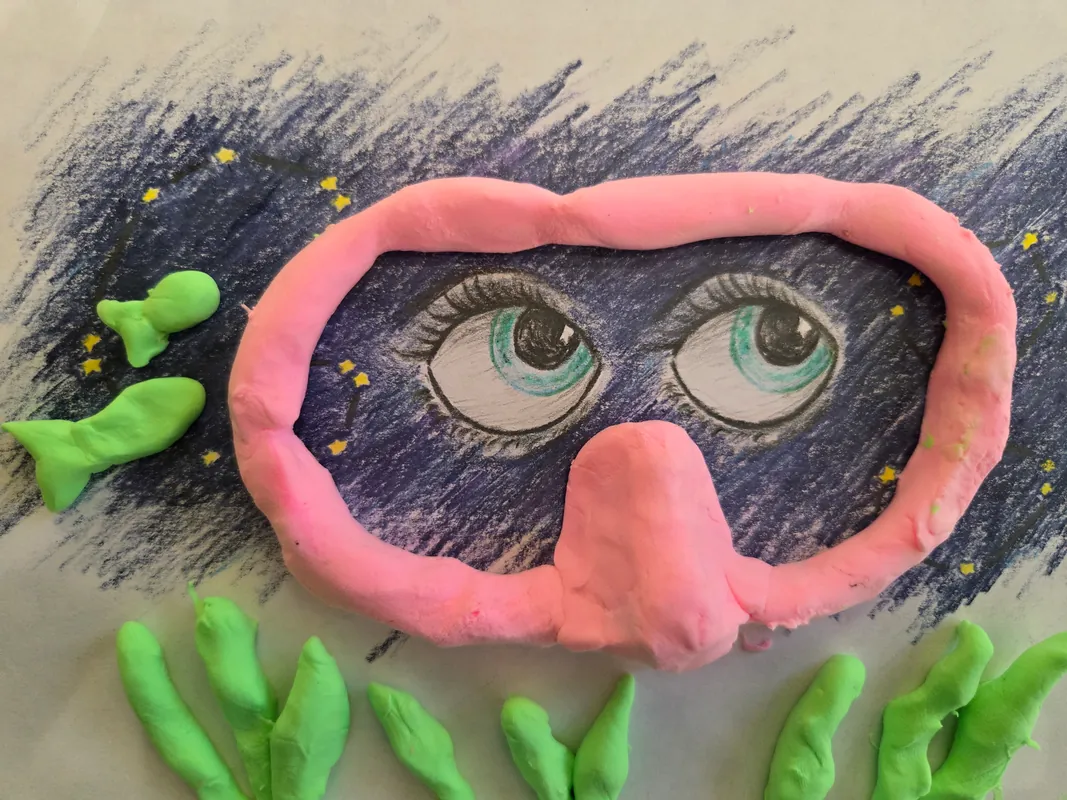 Ages 8—12 - Into the Blue: Snorkeling Self Portrait Exploration