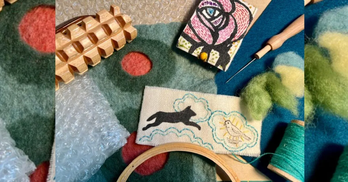 Fun with Fiber Arts - Finishing and Creating a Final Piece - Ages 9 - 16