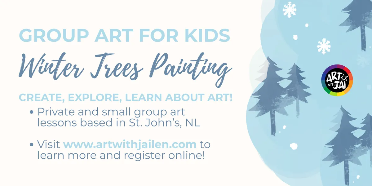 Winter Trees Painting | Group Art for Kids | Tuesday 6:00 - 8:00pm (Feb 24 2026)