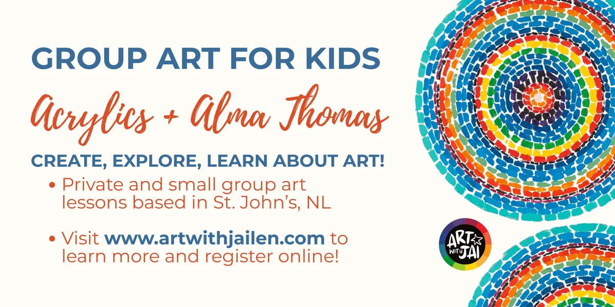 Acrylics and Alma Thomas | Group Art for Kids | Tuesday 6:00 - 7:30pm (Mar 24 2026)