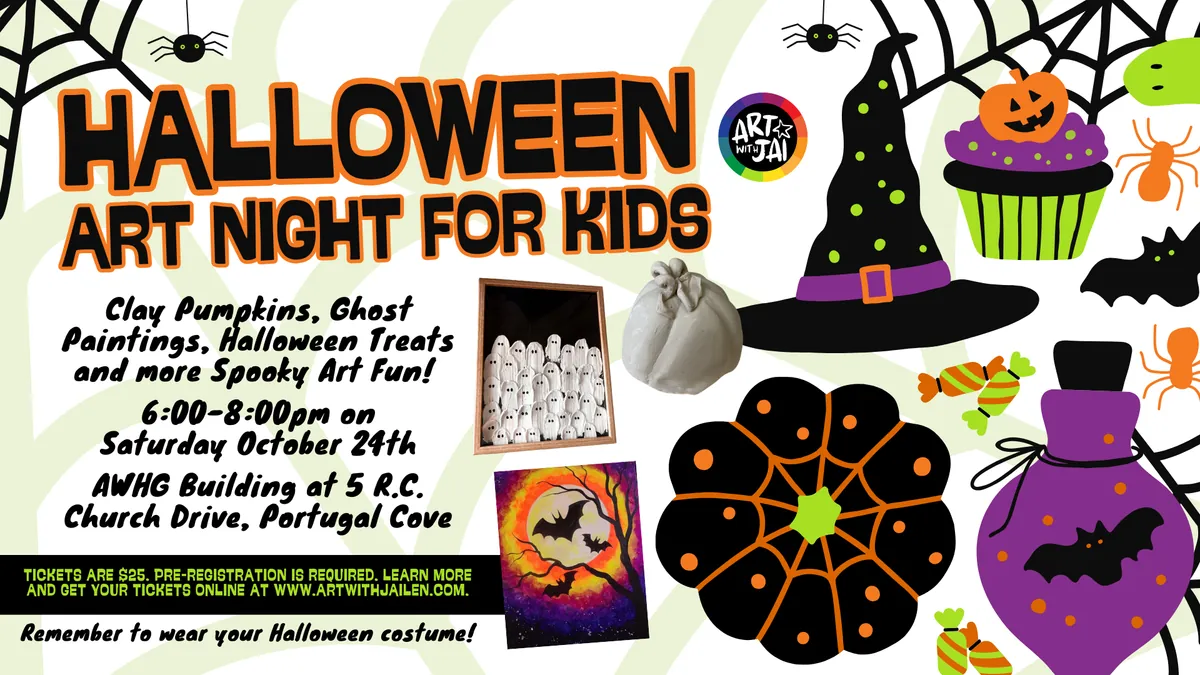 Halloween Art Night for Kids