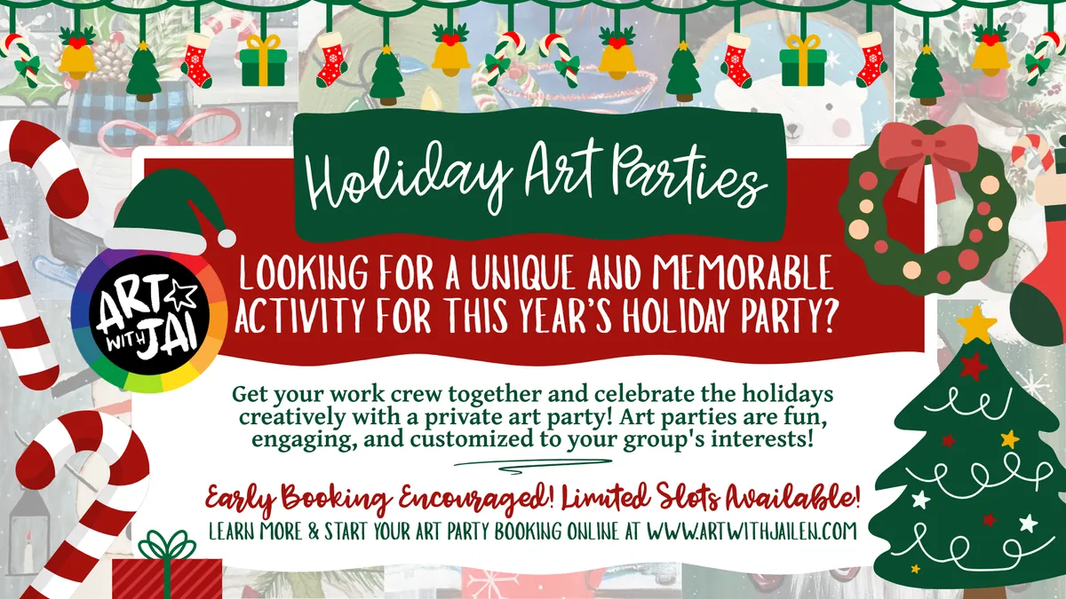 Holiday Art Party Booking (Friday, December 4)