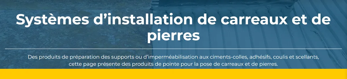 MAPEI ACADÉMIE: Introduction aux Systèmes d'Installation de Carreaux et de Pierres - 5 novembre 2025