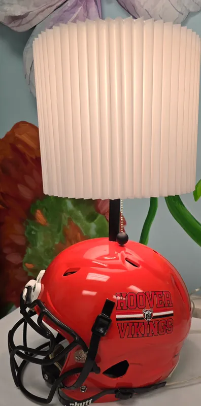 Football Helmet Lamp Makeover
