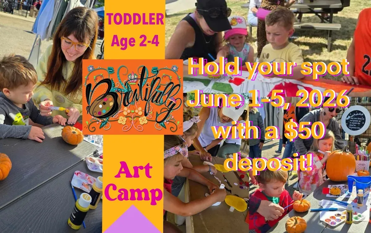 2026 Toddler Summer Kids Art Camp
