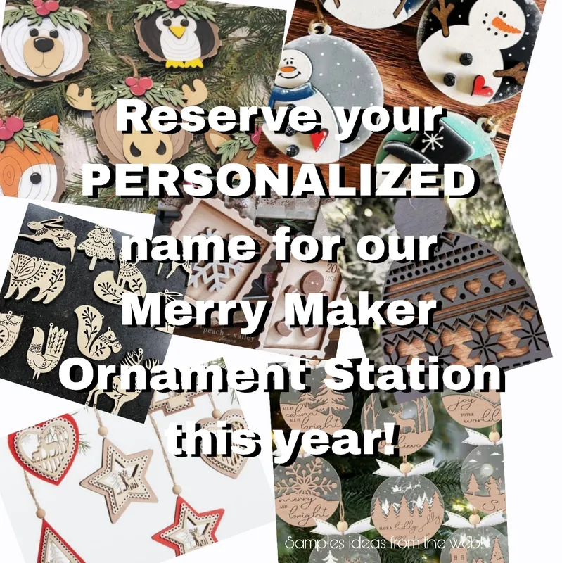 Personalized Merry Maker Ornament Station