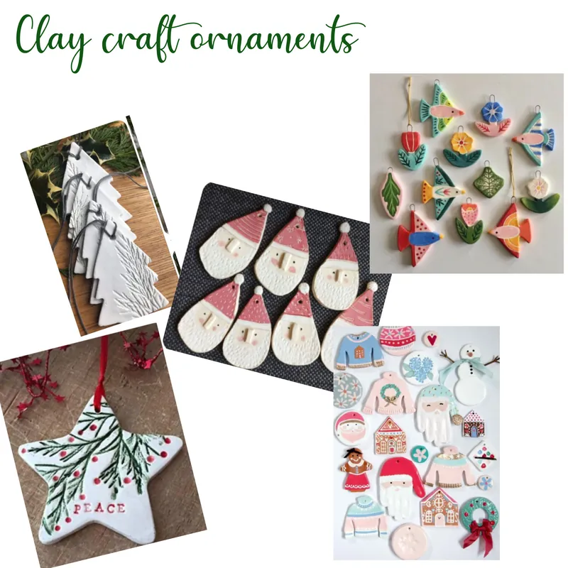 DIY ornaments- clay