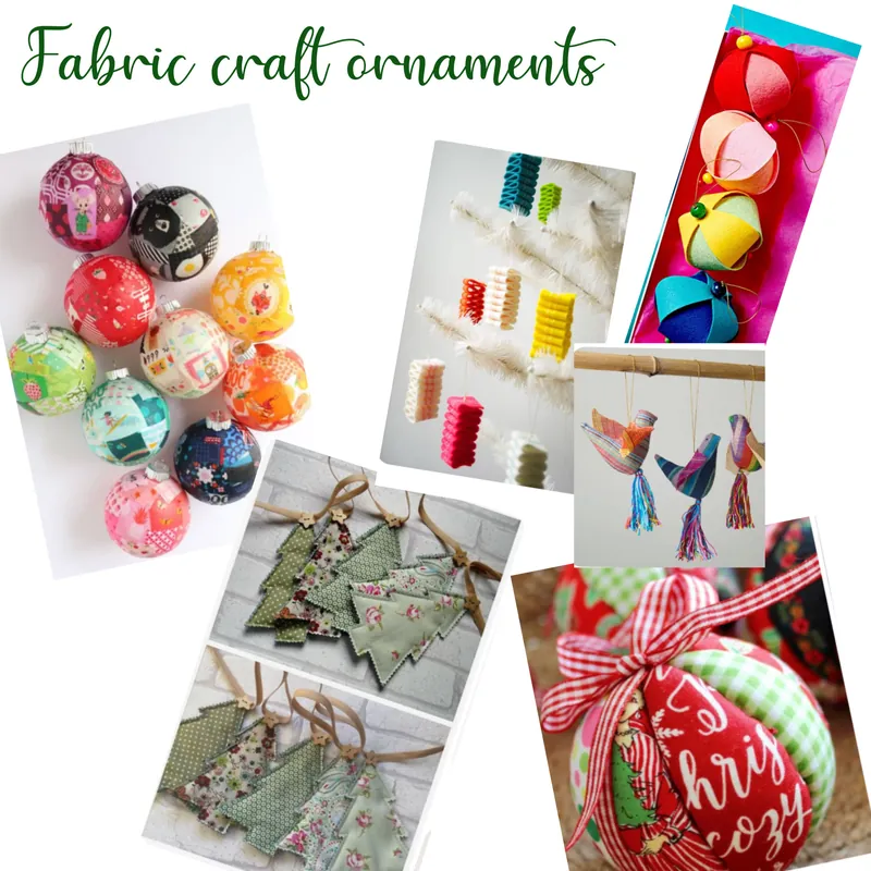 DIY ornaments- fabric