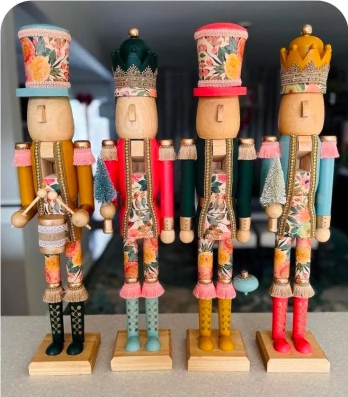 Painted Holiday Nutcracker