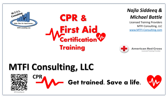 American Red Cross Certification: Adult CPR/AED Skills Session**Must bring Proof of Online Completion within the last 90 days****