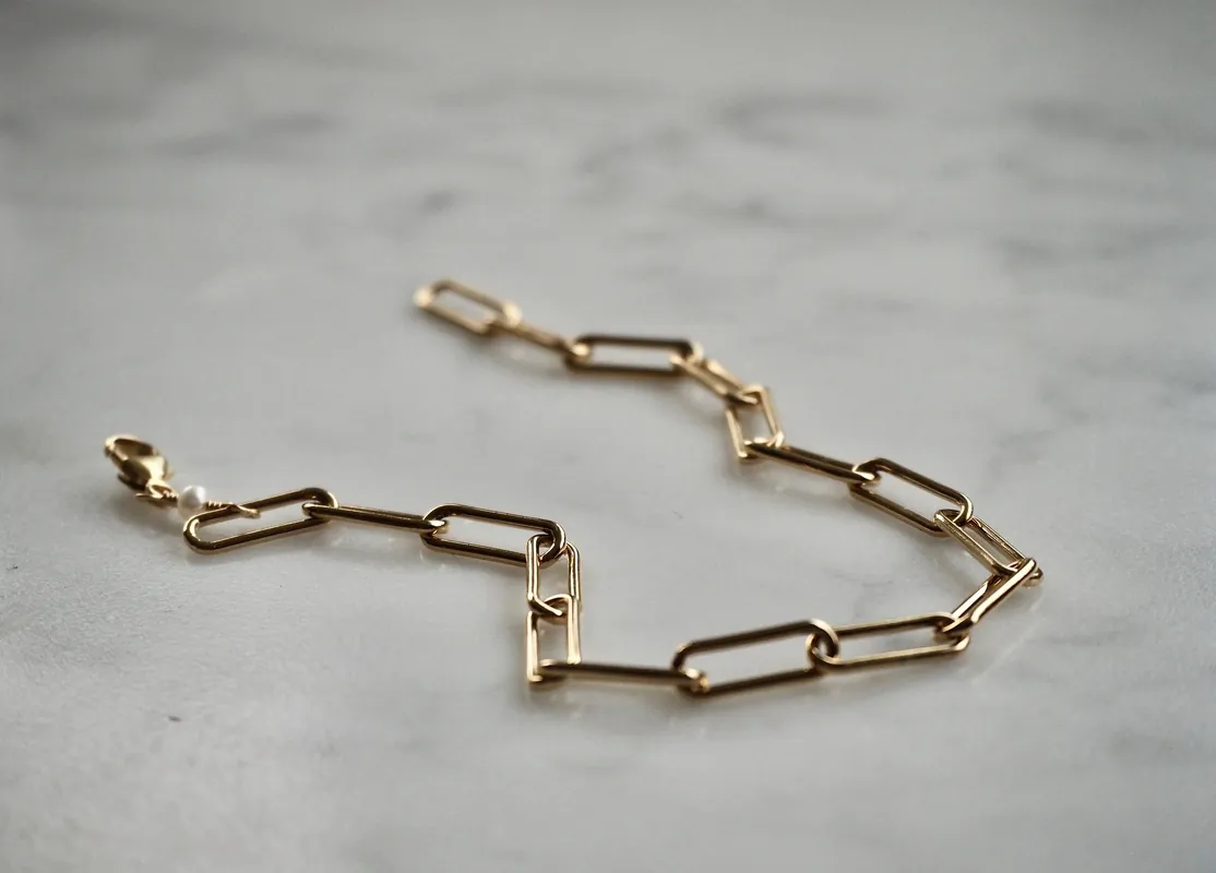 Paper Clip Chain Bracelet: Metalsmithing Jewelry Making Workshop