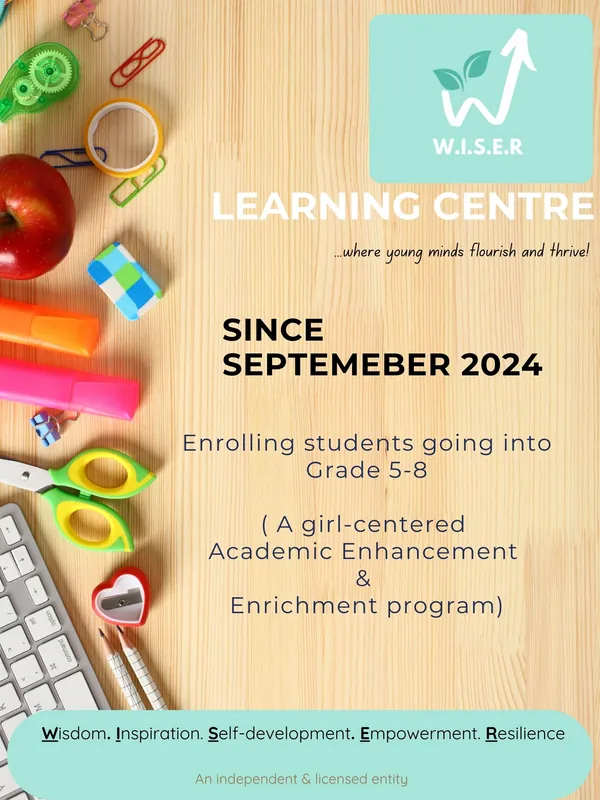 Wiser Learning Centre ( Girl-centered Academic support and Enrichment program)