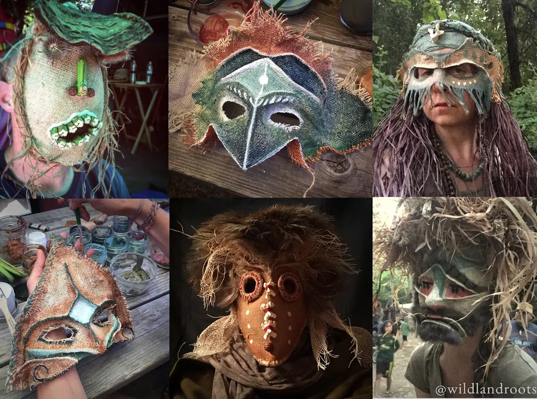 Mask-making with Natural Materials