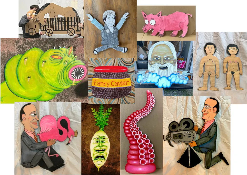 Cardboard Magic: Puppet Making and Performance Workshop with Adam Ende.