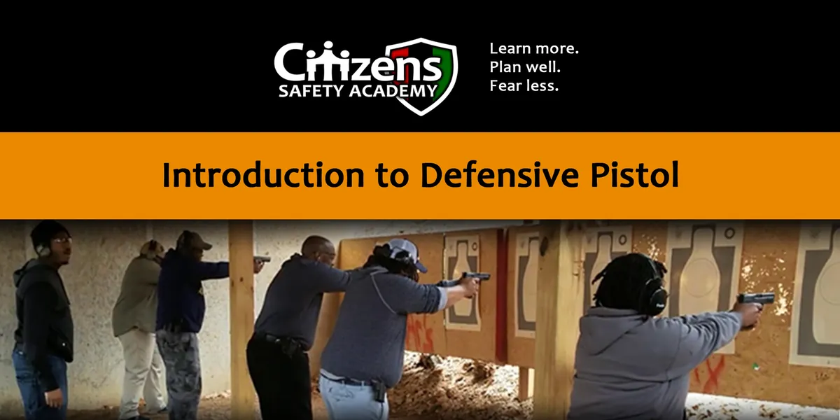 Introduction to Defensive Pistol 11/20