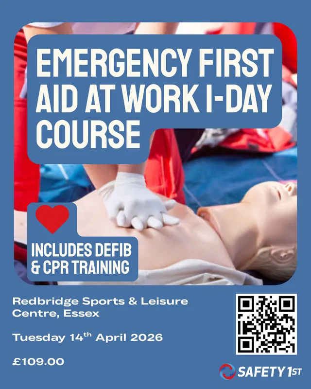 EMERGENCY FIRST AID AT WORK ONE-DAY COURSE