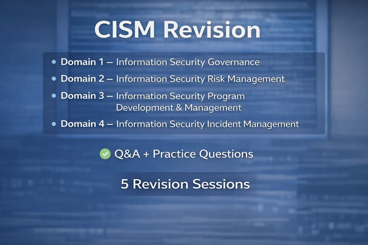 CISM Revision Online - May - in Arabic