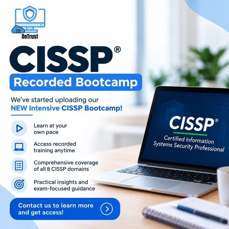 CISSP Certificate Bootcamp  - recorded
